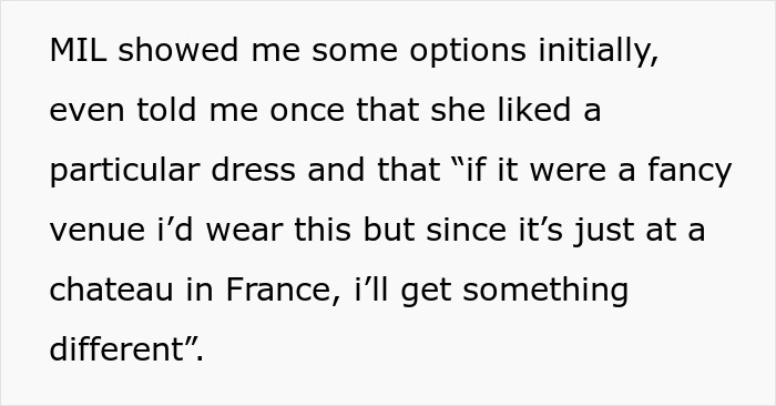 MIL Hides What She's Going To Wear To Wedding, Comes Out With Something Scandalous