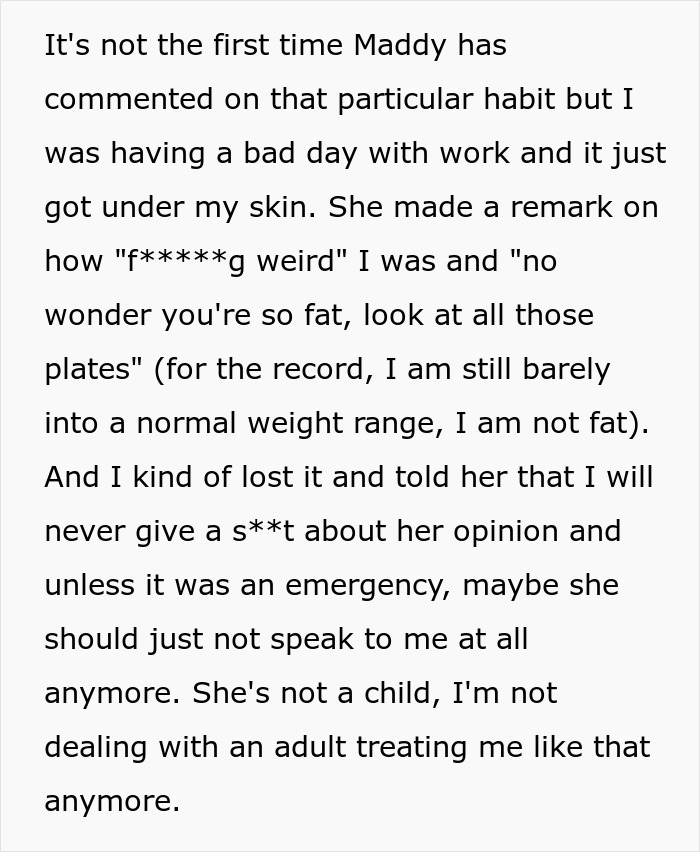 A woman finally snaps after years of insults from her adult stepdaughter. She expresses frustration and boundaries. A woman finally snaps after years of insults from her adult stepdaughter. She expresses frustration and boundaries.