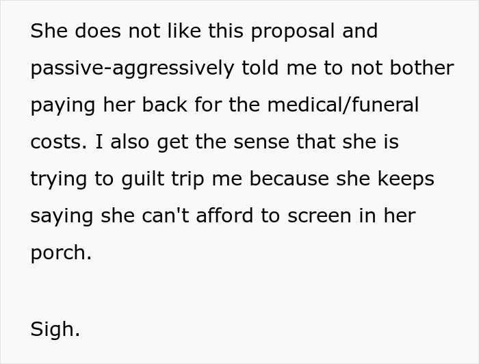 Mom Demands Kids Give Her Their Share Of The Inheritance, Doesn't Like Daughter's Response