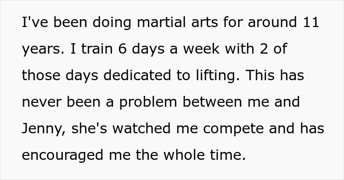 Text excerpt discussing dedication and support in martial arts training Text excerpt discussing dedication and support in martial arts training