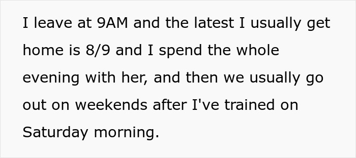 Text about fiancé's training schedule and weekend plans Text about fiancé's training schedule and weekend plans