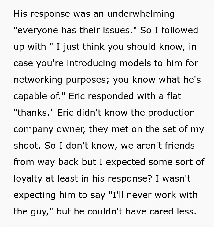 The model friend is not having it when his buddy suggests a hot girlfriend and a weight-loss coach. The model friend is not having it when his buddy suggests a hot girlfriend and a weight-loss coach.