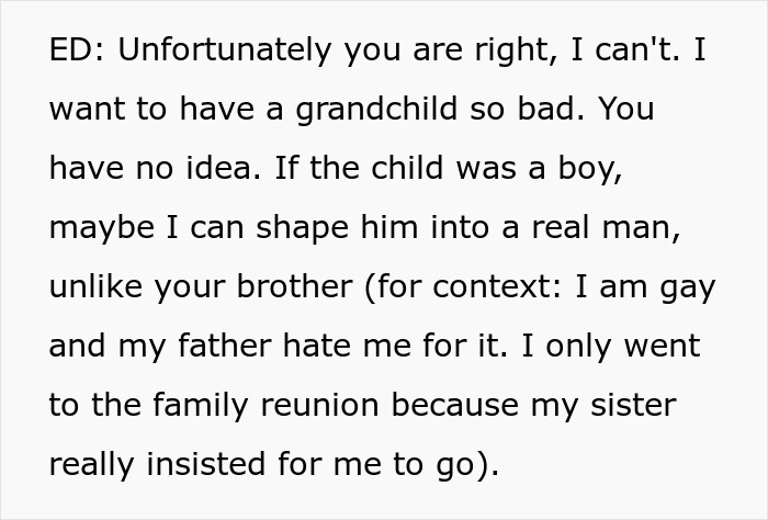 A screenshot of a dad's angry message about wanting a grandchild after his daughter ended a toxic relationship. A screenshot of a dad's angry message about wanting a grandchild after his daughter ended a toxic relationship.