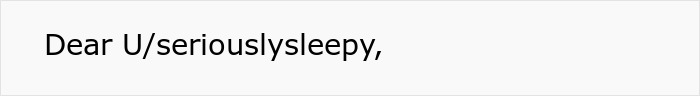 Email salutation for u/seriouslysleepy, a wheelchair-bound teen advocating for accessibility. Email salutation for u/seriouslysleepy, a wheelchair-bound teen advocating for accessibility.