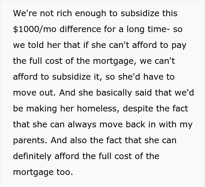 Woman Lets Sister Live In Her House For Cheap But Her Generosity Is Not Enough