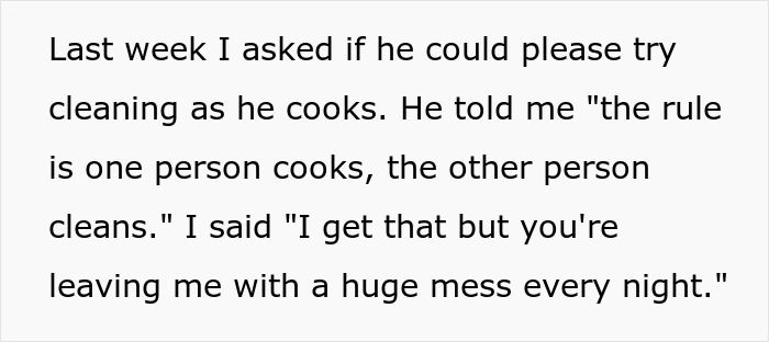 Woman Stops Cleaning As She Cooks To Prove A Point, Husband Still Doesn't Get It Woman Stops Cleaning As She Cooks To Prove A Point, Husband Still Doesn't Get It