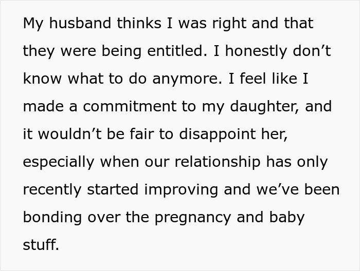 Text post detailing a MIL choosing to stay with her daughter and twins abroad over her entitled son's demands Text post detailing a MIL choosing to stay with her daughter and twins abroad over her entitled son's demands