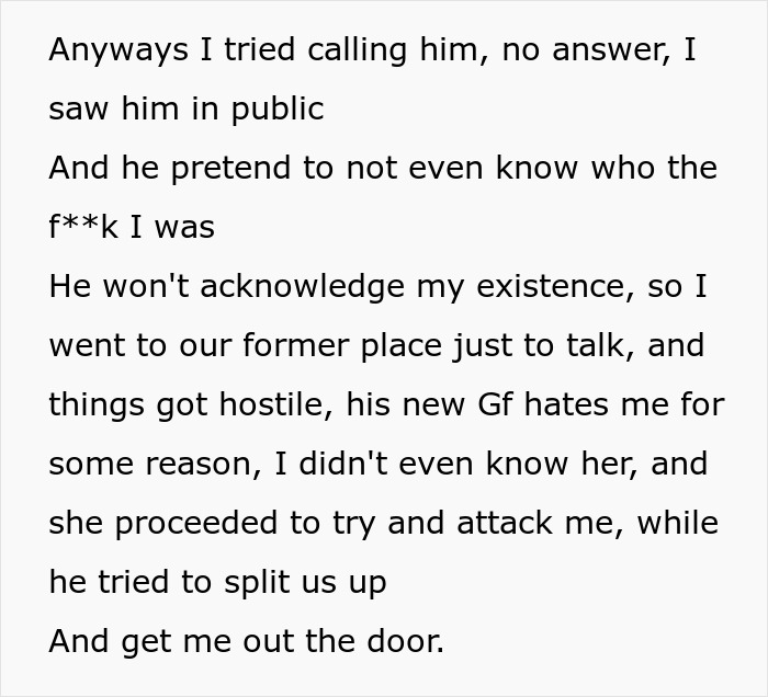 A social media post explaining the aftermath of a failed open relationship A social media post explaining the aftermath of a failed open relationship