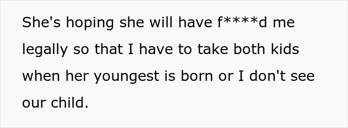 Guy Left Worried His Ex-Wife Will Force Her Affair Baby On Him Guy Left Worried His Ex-Wife Will Force Her Affair Baby On Him