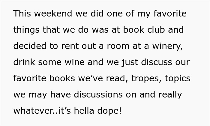 Guy Comes Into Girlfriend's Book Club Just To Embarrass Her, Doesn't See The Big Deal Guy Comes Into Girlfriend's Book Club Just To Embarrass Her, Doesn't See The Big Deal