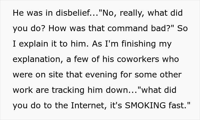 Guy Gets Exposed For A Bad Router Command And Makes Up A Cover Story Just To Be Exposed Again Guy Gets Exposed For A Bad Router Command And Makes Up A Cover Story Just To Be Exposed Again