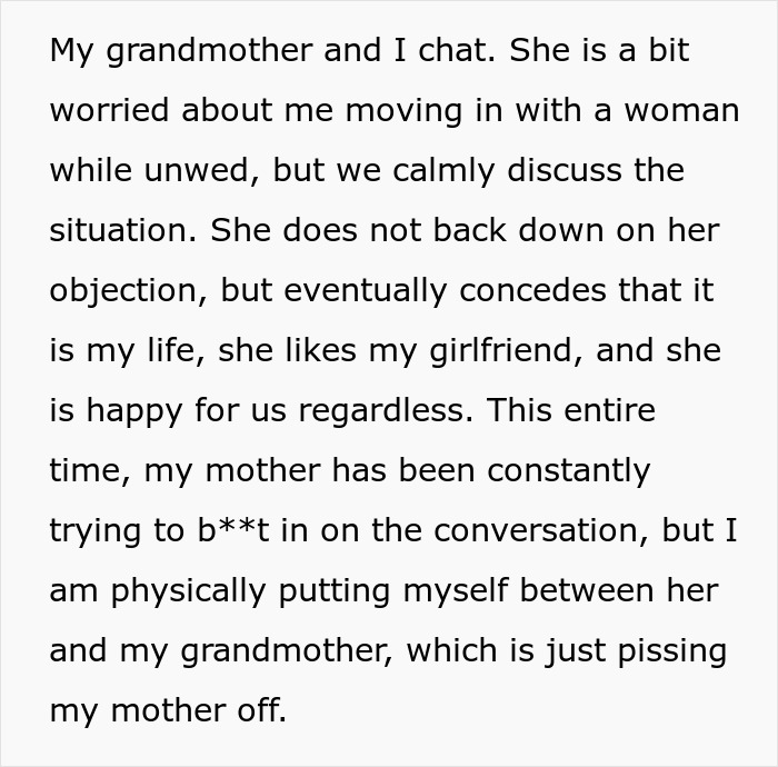 Religious Parents Try To Sabotage Son's Relationship But Fail When Extended Family Sides With Him Religious Parents Try To Sabotage Son's Relationship But Fail When Extended Family Sides With Him