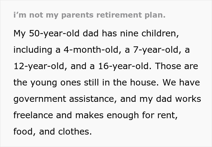 Dad Of 9 Kids Has A Plan For His Daughter After College, Gets A Harsh Reality Check Dad Of 9 Kids Has A Plan For His Daughter After College, Gets A Harsh Reality Check