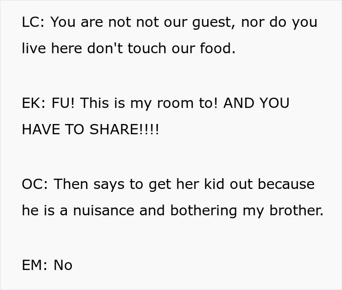 Little cousin blocks entitled kid from food in mom crashes out story