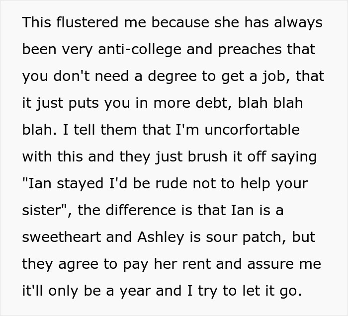 Sister's Entitlement Has No Limits, She Can't Believe Someone Actually Calls Her Out Sister's Entitlement Has No Limits, She Can't Believe Someone Actually Calls Her Out
