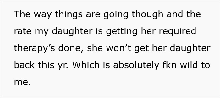Text about a daughter choosing a toxic boyfriend over visits with her child, and parents considering kicking her out. Text about a daughter choosing a toxic boyfriend over visits with her child, and parents considering kicking her out.