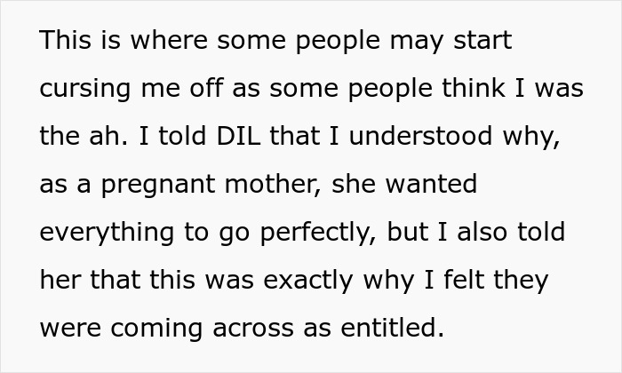 A text image describing the conflict of a MIL who chose to stay with her daughter and twin newborns abroad. A text image describing the conflict of a MIL who chose to stay with her daughter and twin newborns abroad.