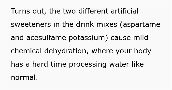 Man Drinks Sugar-Free Punch Daily, Realizes It Makes Him Stop Using The Toilet For Over 12 Hours Man Drinks Sugar-Free Punch Daily, Realizes It Makes Him Stop Using The Toilet For Over 12 Hours