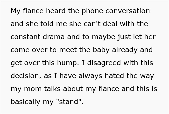 Text about fiancé urging to resolve drama and meet baby Text about fiancé urging to resolve drama and meet baby