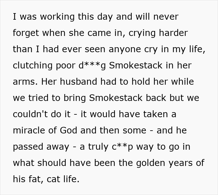 Text describes the woman crying, holding her deceased cat after dogs attack. Text describes the woman crying, holding her deceased cat after dogs attack.