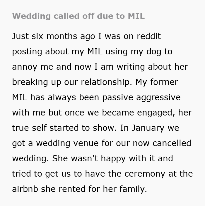 Woman Reluctantly Accepts Her Future MIL’s Gift, But Then Her Wedding Plans Begin Falling Apart Woman Reluctantly Accepts Her Future MIL’s Gift, But Then Her Wedding Plans Begin Falling Apart