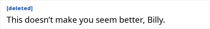 Deleted comment on Billy Baldwin and an A-list actress.