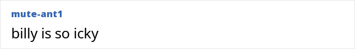 Screenshot of a comment from mute-ant1, about Billy Baldwin and the A-List actress.