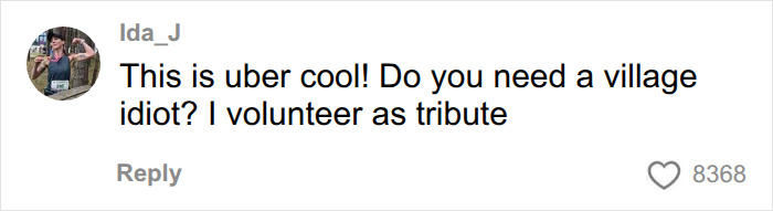 User comment volunteering to be the village idiot in a newly bought ghost town User comment volunteering to be the village idiot in a newly bought ghost town