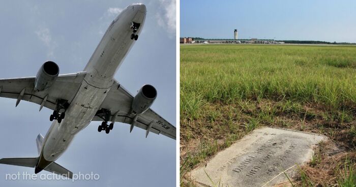 This Airport Was Built Around Two Graves, And The Couple Buried There Has Quite A Story