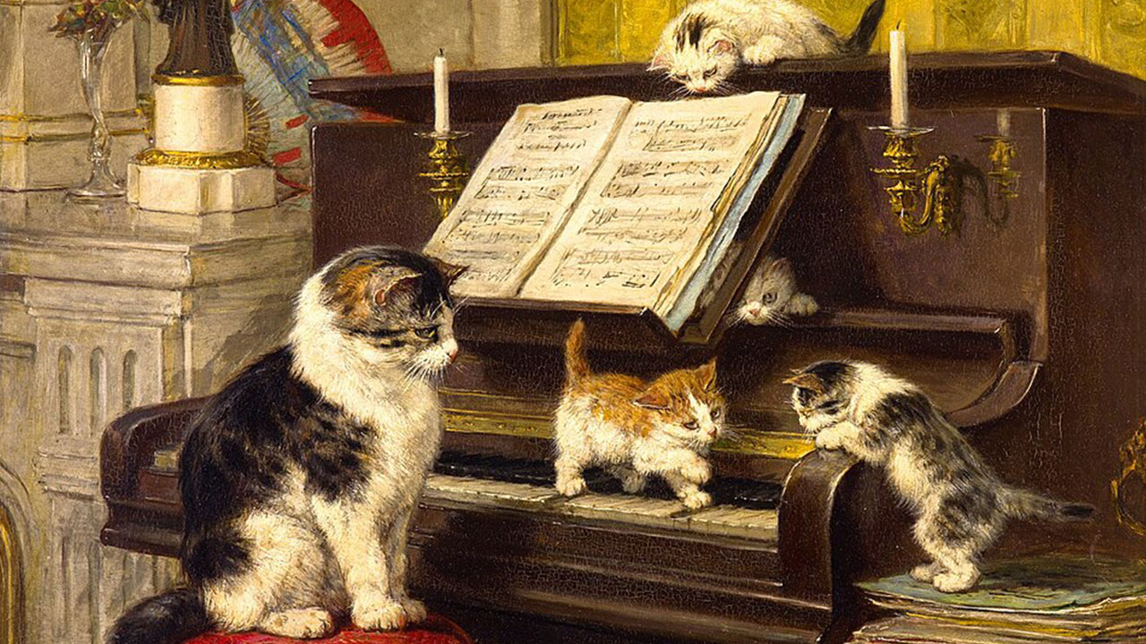 This Artist’s 40 Cat Paintings From The 19th Century Equivalent Of A Gallery Full Of Cat Photos