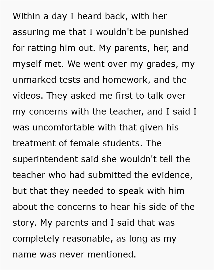 Chauvinist Teacher Turns Student's Life Nightmarish, She Makes Sure High School Gets Rid Of Him Chauvinist Teacher Turns Student's Life Nightmarish, She Makes Sure High School Gets Rid Of Him