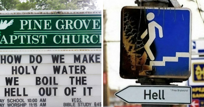89 Chaotic Signs Spotted In The Wild That Made People Question Reality