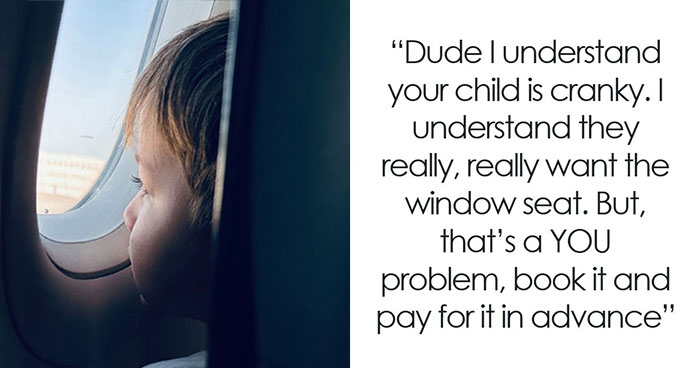 Woman Pays For Window Seat On Airplane, Baffled When She Finds A Kid Already In It