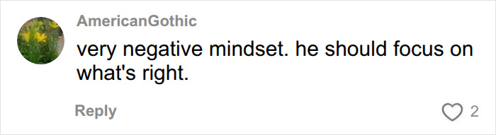 A comment about the Chinese Nostradamus predictions: 'very negative mindset. he should focus on what's right.'