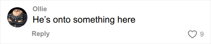 A comment by Ollie stating, He's onto something here, related to Chinese Nostradamus predictions for 2027.