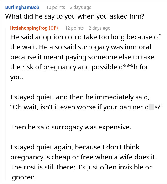 Man Can&rsquo;t Stay With Partner Who Wants Kids But Isn&rsquo;t Willing To Give Birth, She Is Appalled This Is An Issue