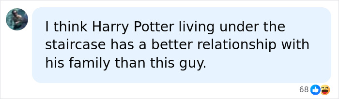 Social media comment joking about Harry Potter in a thread about jealousy Social media comment joking about Harry Potter in a thread about jealousy