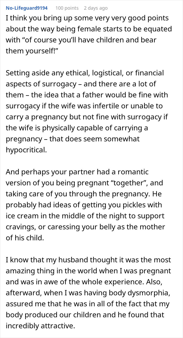 Man Can&rsquo;t Stay With Partner Who Wants Kids But Isn&rsquo;t Willing To Give Birth, She Is Appalled This Is An Issue