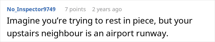 A screenshot showing a comment about resting in peace next to an airport runway and graves. A screenshot showing a comment about resting in peace next to an airport runway and graves.