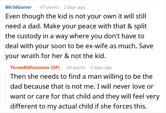 Guy Left Worried His Ex-Wife Will Force Her Affair Baby On Him Guy Left Worried His Ex-Wife Will Force Her Affair Baby On Him