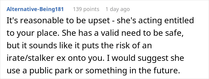 A woman dumps four men. Commenter says she's entitled, suggests public park for breakups. A woman dumps four men. Commenter says she's entitled, suggests public park for breakups.
