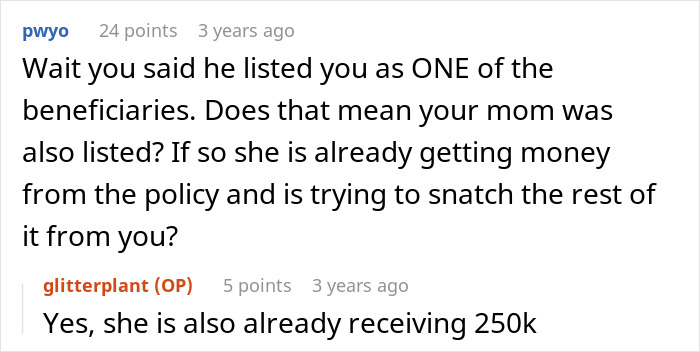Mom Demands Kids Give Her Their Share Of The Inheritance, Doesn't Like Daughter's Response