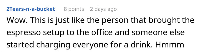 Reddit comment comparing a free movie night side hustle to an espresso machine situation Reddit comment comparing a free movie night side hustle to an espresso machine situation