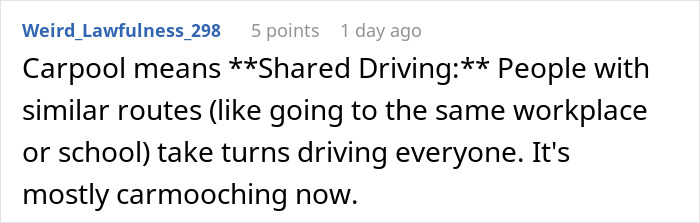 Employee Gives Coworker A Ride To Work, Finds Out She’s Been Offering Seats In Their Car To Other People Employee Gives Coworker A Ride To Work, Finds Out She’s Been Offering Seats In Their Car To Other People