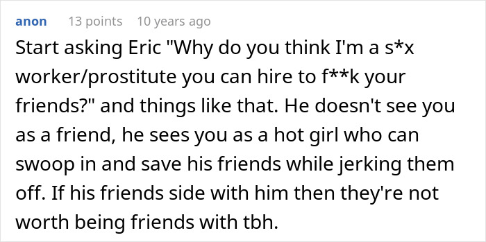 Friend not having it: Buddy thinks his friend needs a hot GF and a weight-loss coach in one. Friend not having it: Buddy thinks his friend needs a hot GF and a weight-loss coach in one.