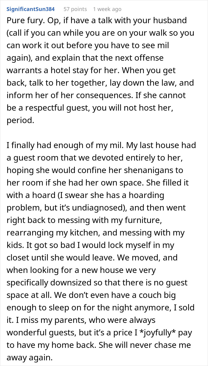Woman Starts Getting Anxiety Before Insufferable MIL Even Arrives And It Wasn’t For Nothing Woman Starts Getting Anxiety Before Insufferable MIL Even Arrives And It Wasn’t For Nothing