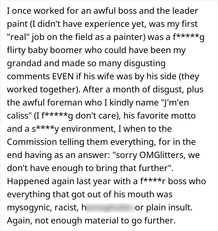 Woman Finally Takes Revenge Against Creepy Male Coworkers After HR Does Nothing Woman Finally Takes Revenge Against Creepy Male Coworkers After HR Does Nothing