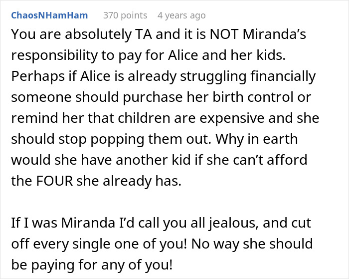 Successful Woman Refuses To Fund Sister&rsquo;s Large Family, Then Faces A Cruel Personal Attack From Bro