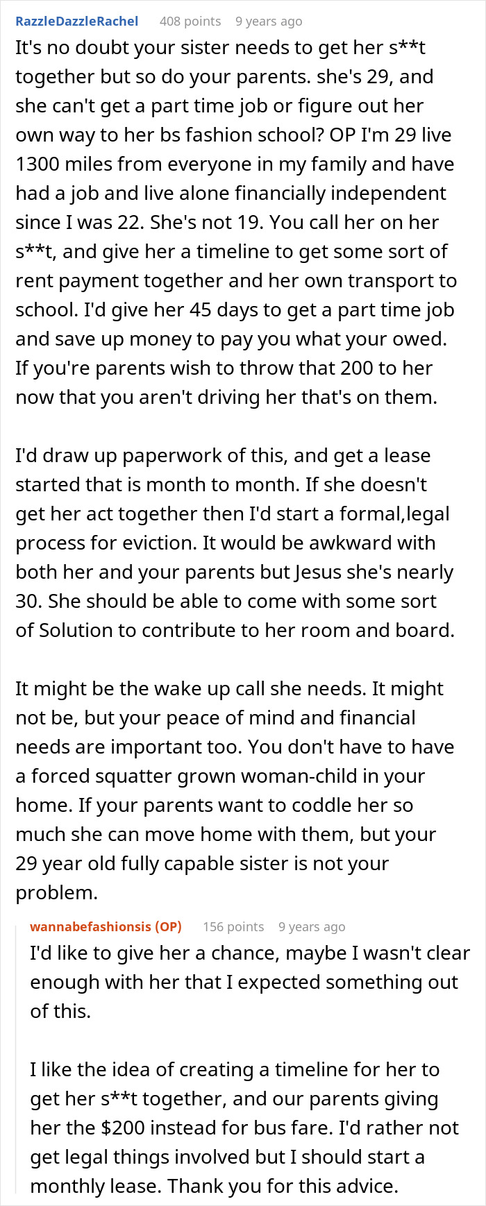 Sister's Entitlement Has No Limits, She Can't Believe Someone Actually Calls Her Out Sister's Entitlement Has No Limits, She Can't Believe Someone Actually Calls Her Out