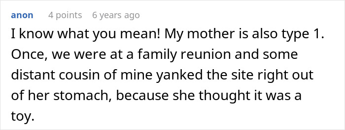 Entitled Mom Demands Guy's Medical Device Because Her Spoiled Teen Is Bored